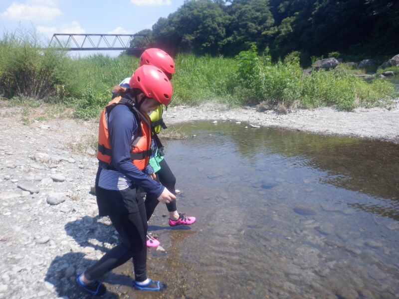 埼玉寄居町で川遊び　SUP　サップツアー