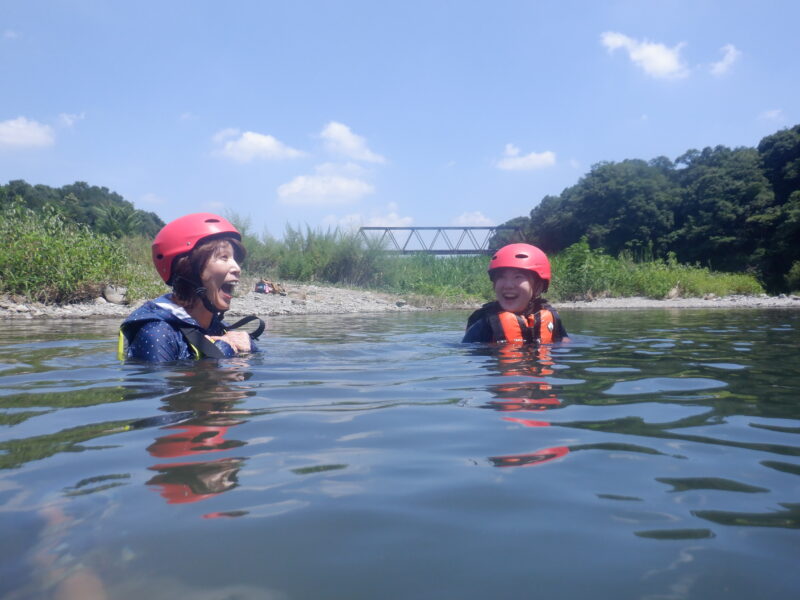 埼玉寄居町で川遊び　SUP　サップツアー