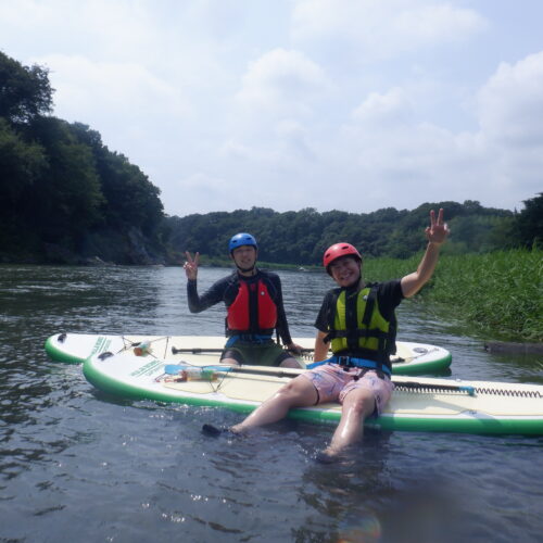 埼玉寄居町で川遊び　SUP　サップツアー