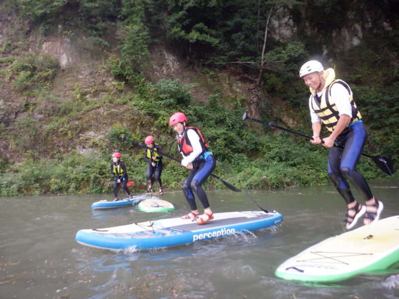 最多寄居町で川遊び　サンブリンガー　SUP　サップツアー　サップ　リバーサップ