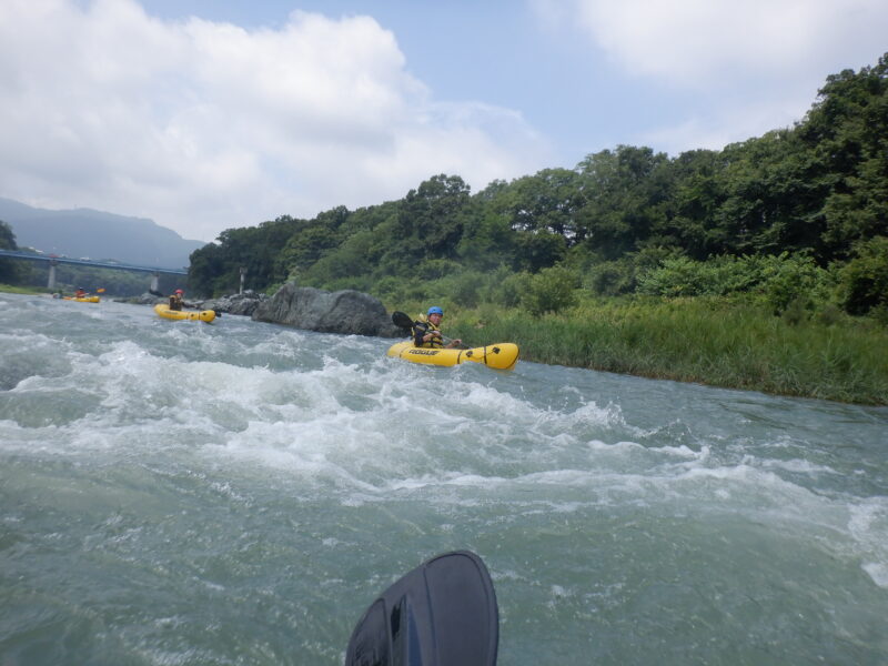 埼玉県寄居町でリバーアクティビティ