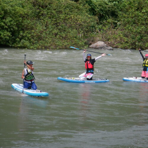 埼玉寄居町で川遊び　SUP　サップツアー