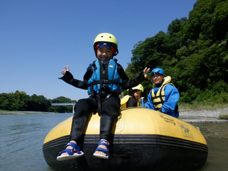 埼玉旅　寄居町でラフティング