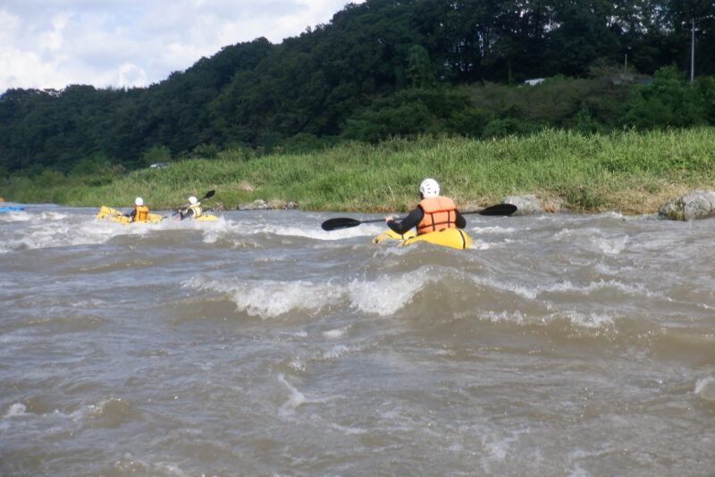 埼玉寄居町で川遊び　パックラフティング　パックラフト　パックラフトツアー